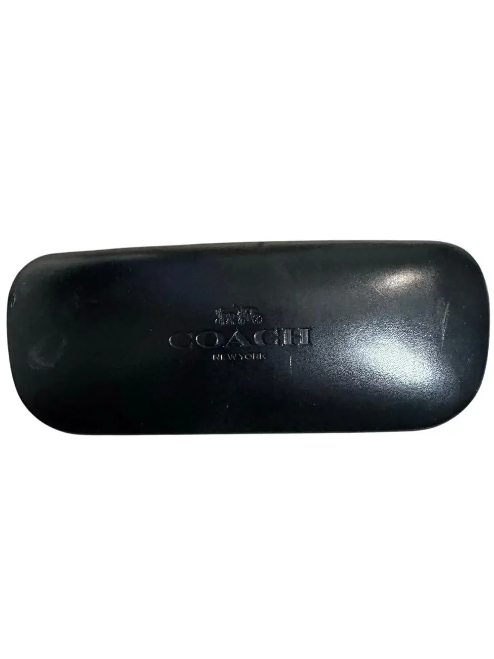 Coach New York Black Hard Shell Eyeglasses Sunglasses Case Logo Quite Luxury